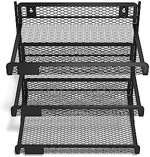 TRU RED Wire Mesh File Organizer, 3-Compartment, Matte Black, 2-Pk