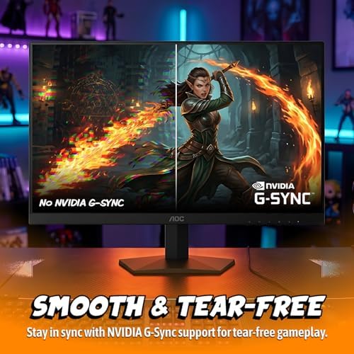 AOC 27" Gaming Monitor QHD 260Hz Overclocked IPS NVIDIA G-SYNC Q27G41ZE