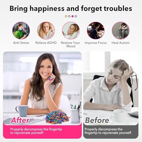350 PCS Desk Fidget Toy, Sensory Stress Relief Fidget Toys Gift for Adults