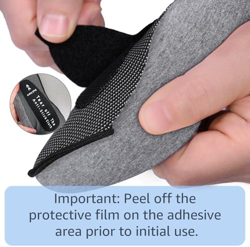 Neck Travel Pillows for Airplanes Memory Foam Neck Comfort Pillow Compact Ergonomic Design Sleeping Essentials for Long Flights Car Rides and Home Use (Grey)
