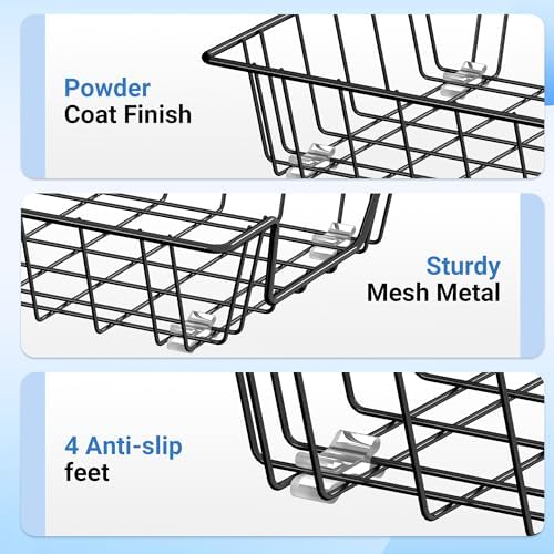 A4 Letter Magazine Desk File Storage Tray Organizer Bin (6)