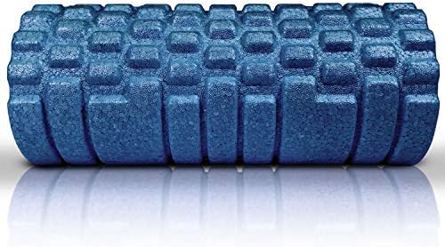 The Original Body Roller - High Density Foam Roller Massager for Deep Tissue Massage of the Back and Leg Muscles - Self Myofascial Release of Painful Trigger Point Muscle Adhesions (Blue)