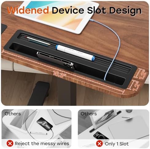 Small Mobile Standing Desk with Drawer, 23.6" x 19.7" Top