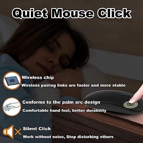 Small Rechargeable Ultra-Slim Ergonomic Bluetooth Keyboard Mouse Set for Apple iPad iPhone Samsung Tablet Phone Android PC Computer Mac Smartphone,Wireless Mouse Ergonomic Vertical Mouse LED Light