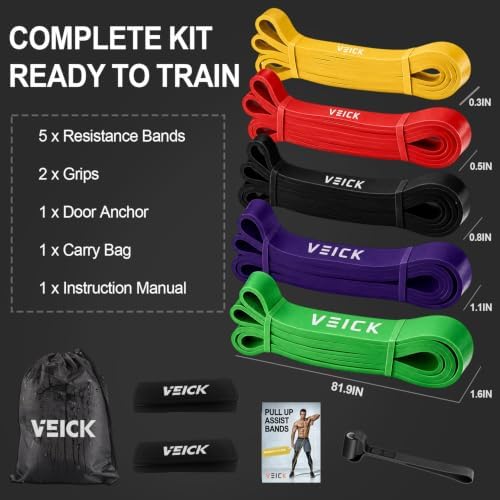 VEICK Pull Up Assist Resistance Bands for Home Gym