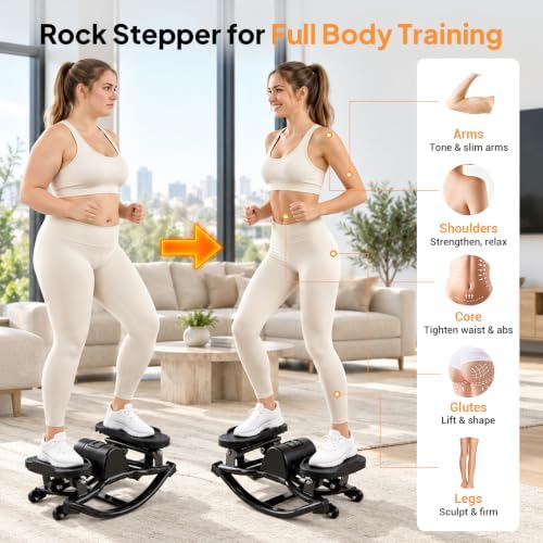 Rock Stepper Side to Side, 300 LBS Capacity, Side Stepper Exercise at Home