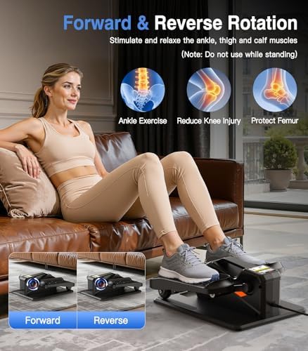 Under Desk Elliptical Machine, Portable Electric Elliptical Exercise Equipment