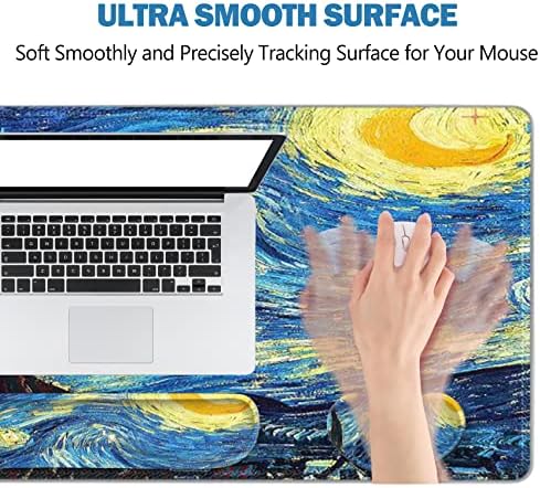 ToLuLu Large Mouse Pad, Memory Foam Keyboard Mouse Wrist Rest Support Set