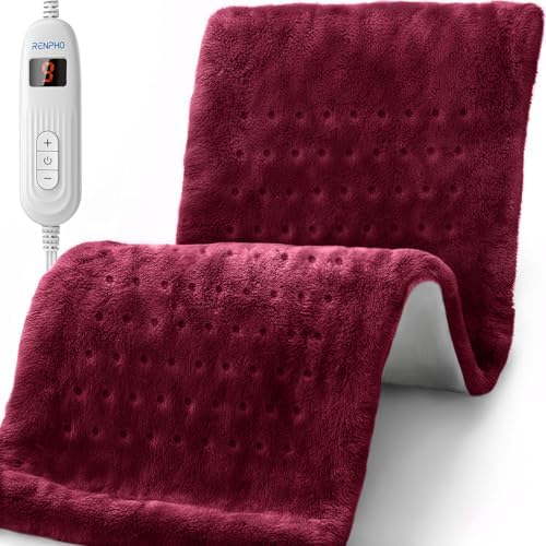 RENPHO Heating Pad with 10-Level Heat for Period Cramps, Christmas Gift