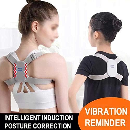 Intelligent Posture Corrector Smart Vibration LED Reminder Inductive Back Relief Shoulder Training Belt Unisex