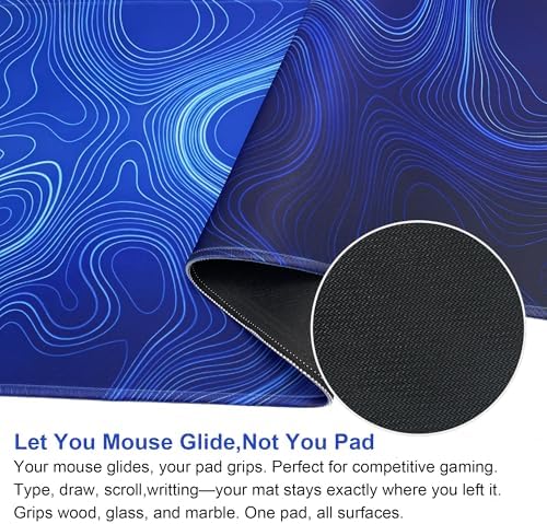 Large Mouse Pad-70x30 Blueline