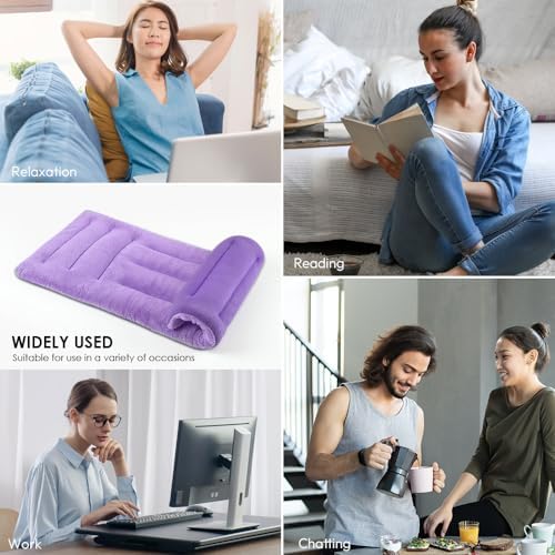 Microwave Heating Pad for Pain Relief, 8 x 18 Purple