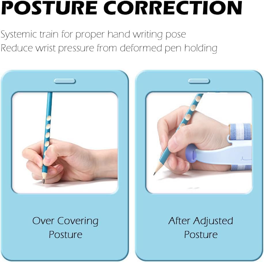 Pencil Grips for Kids Handwriting Anti-Hook Wrist Corrector