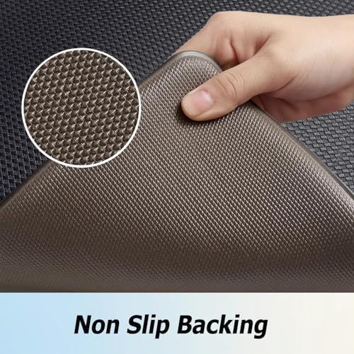 Artnice Kitchen Rugs Set of 2, 0.4inch Non-Slip Kitchen Mats for Floor