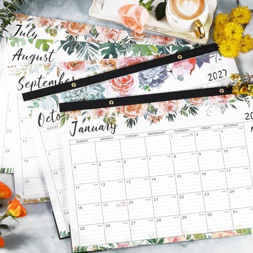 2026-2027 Desk Calendar - Jul 2026 - Dec 2027, 18 Months Large Monthly Desk Calendar, 17" x 12", Desk Pad, Large Ruled Blocks, to-do List & Notes, Best Desk/Wall Calendar for Planning or Organizing