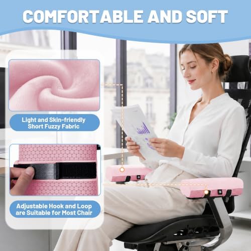 SPRING SEAON Office Chair Arm Covers Pads Premium Desk Chair Elbow Pads