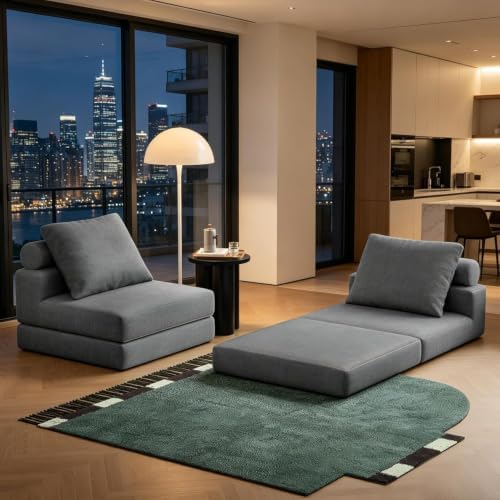 Folding Sofa Bed, Convertible Sleeper Chair with Memory Foam