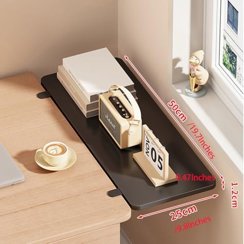 Desk Extender Tray, Black, 19.7"*9.8"*0.5"/50cm*25cm*1.2cm