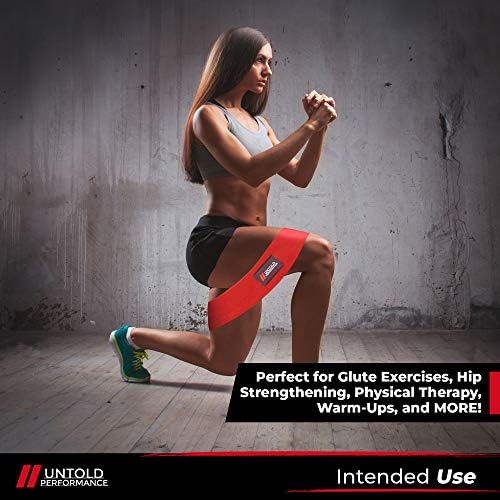 Heavy Resistance Bands - Hip Bands for Working Out, Premium Exercise Bands Resistance, Durable Resistance Bands for Strength, Flexibility & Glute Workouts