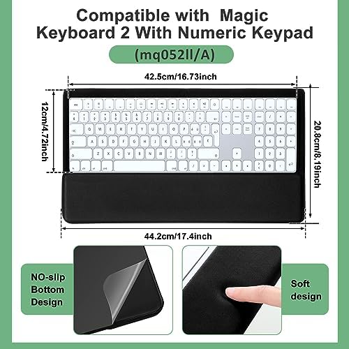Weewooday Wrist Rest, Compatible with Magic Keyboard 2, Mq052ll/A, A1843