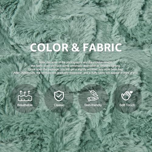 Hobestluk Giant Bean Bag Chairs for Adults Fireside BeanBag Couch Togo Sofa