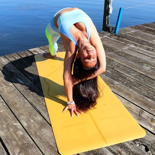 Liforme Classic Yoga Mat - Patented Alignment Design, Ultimate Grip