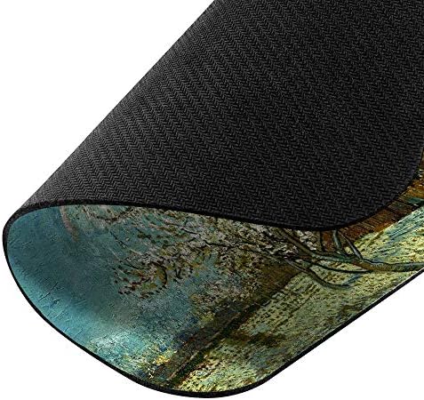 Non-Slip Rectangle Mousepad, WIRESTER The Pink Peach Tree By Vincent Van Gogh Mouse Pad for Home, Office and Gaming Desk