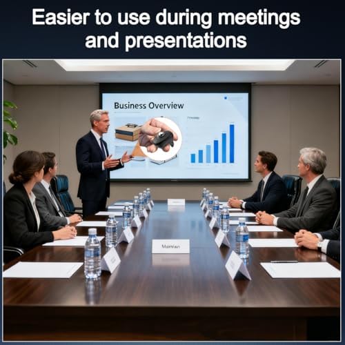 Plima Rechargeable Wireless Dual-Mode Ring Mouse Presentation Remote