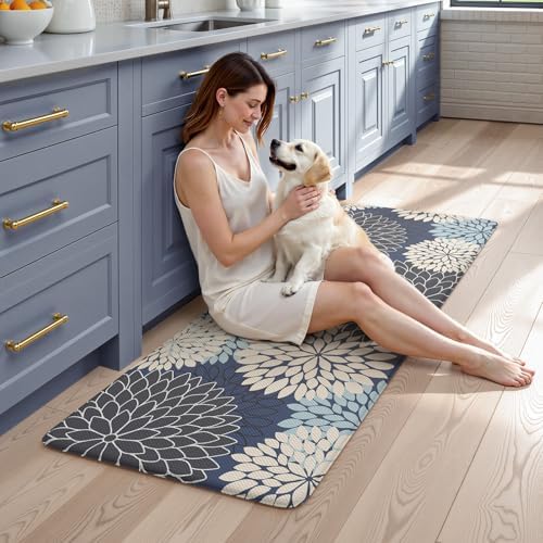 KIMODE Anti Fatigue Kitchen Mats for Floor Cushioned Kitchen Runner Rugs