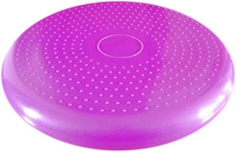AppleRound Inflated Wobble Cushion with Hand Pump, Air Stability Board (Extra Thick), Core Balance Disc for Adults, Sensory Wiggle Seat for Kids, Flexible Seating for All Age, 13.5in / 34cm Diameter