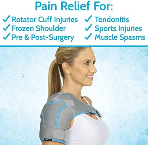 Arctic Flex Shoulder Ice Pack Brace - Rotator Cuff Cold Gel Wrap Therapy