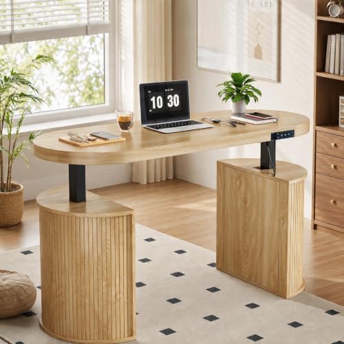 Electric Standing Desk, Sit Stand Up Desk, Adjustable Height Executive Desk