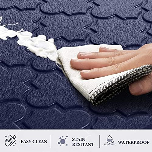 Kitchen Mat 2 PCS Cushioned Anti-Fatigue Floor Mat Standing Mat for Kitchen
