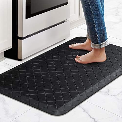 HappyTrends Kitchen Mats for Floor Cushioned Anti-Fatigue Kitchen Rugs