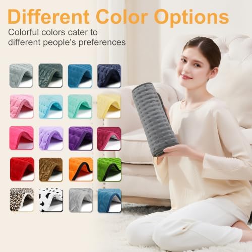 Heating Pad,Electric Heating Pads,Heating Pad for Back,DimGray,24x12 Inch