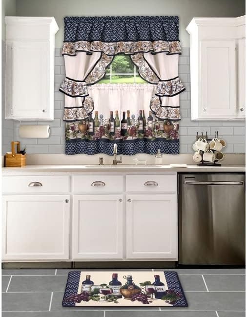 Anti-Fatigue Floor Comfort Mat, 18 x 30 in, Chateau, Beige, Waterproof