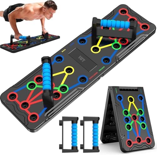 Push Up Board,Foldable Pushup Board for Man,Portable 30 in 1 Push Up Bar