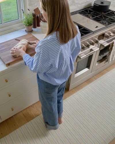House of Noa Nama Standing Mat – Anti-Fatigue Cushioned Kitchen Mats for Floor | Ergonomic Bounce-Back Foam Kitchen Mats | Anti-Fatigue Mats for Kitchen & Standing | Devon Glacier | 22" x 54"
