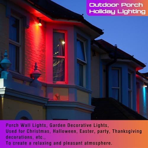 Red Light Bulbs for Sleep, 100% Blue Light Blocking, 3W Red Night Light