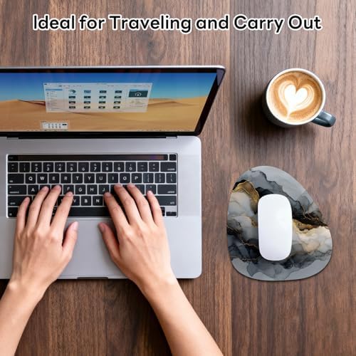 Water Drop Mouse Pad 7.3x8in Non-Slip for Laptop, Big Tree