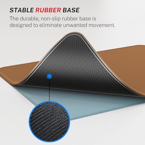 MROCO Essential Office & Gaming Mouse Pad, 8.5 x 11 Inch, Coffee Brown