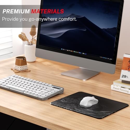 MROCO Essential Office & Gaming Mouse Pad, 8.5 x 11 Inch, Kanagawa Wave