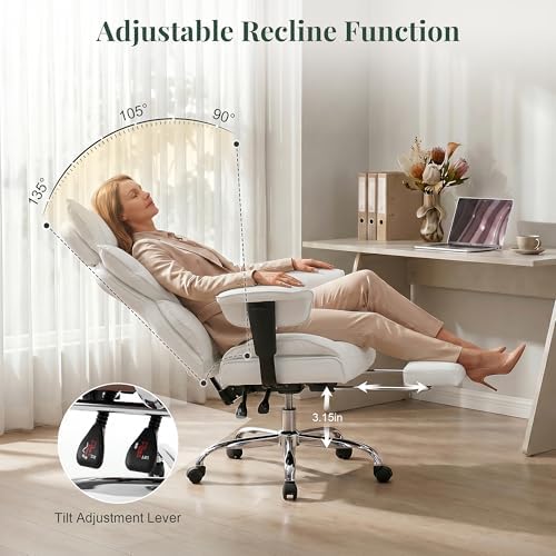 Big and Tall Office Chair 400 LBS, for Adults, Home Office