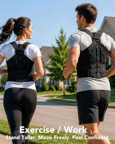 Posture Corrector for Men & Women, Medical-Grade Back Brace