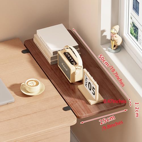 Desk Extender Tray, Brown, 19.7"*9.8"*0.5"/50cm*25cm*1.2cm