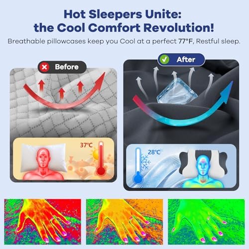DONAMA Cervical Pillow for Neck Pain, Ergonomic Memory Foam Contour Pillow