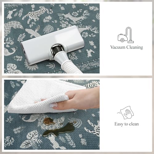 LEEVAN Anti Fatigue Kitchen Mats for Floor, Cushioned Kitchen Mat Set 2PCS