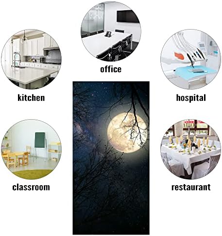Fluorescent Light Cover Decorative Ceiling Light Filters,Night Sky Pattern,for Classroom Office Hospitals Home Ceiling Decorative,2ft x 4ft,Dark Blue