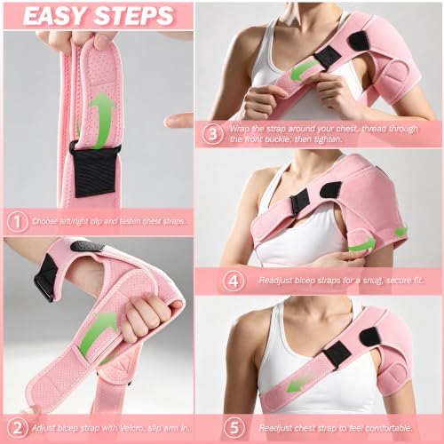 Shoulder Brace for Women Men, Rotator Cuff Support Brace for Pain Relief