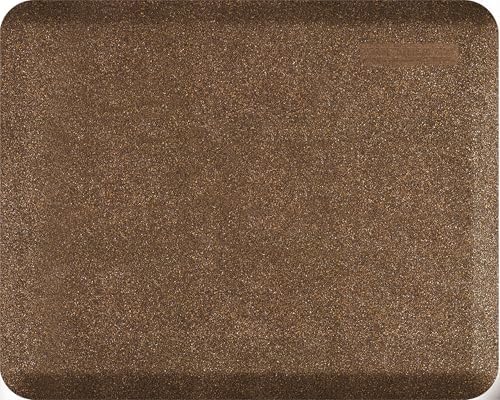 WellnessMats Granite Collection Anti-Fatigue Floor Mat, Polyurethane – Ergonomic Support Pad for Home, Kitchen, Garage, Office Standing Desk – Water Resistant - Made in USA